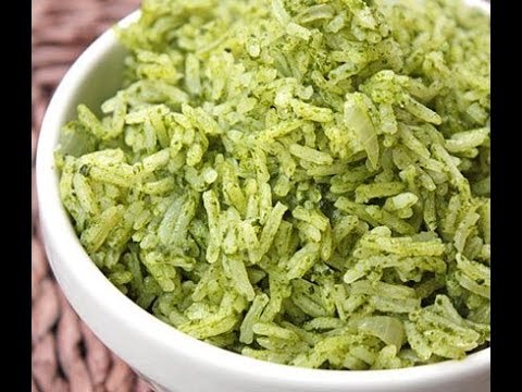 COCINAR ARROZ VERDE (FACIL Y RAPIDO)