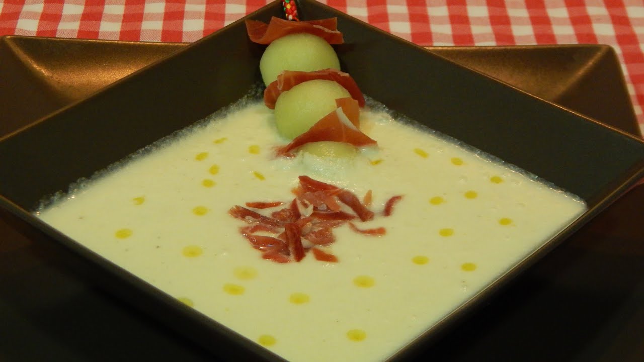 Receta fácil de sopa fría de melón