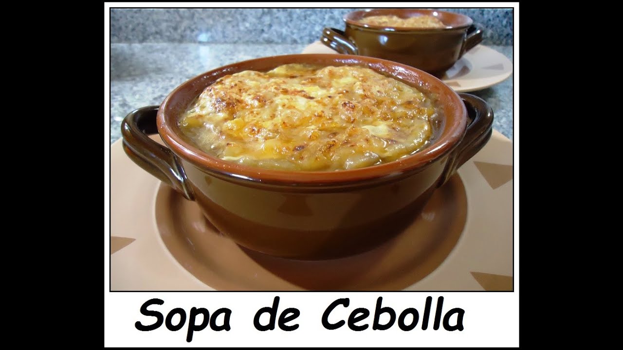 Sopa de Cebolla receta original