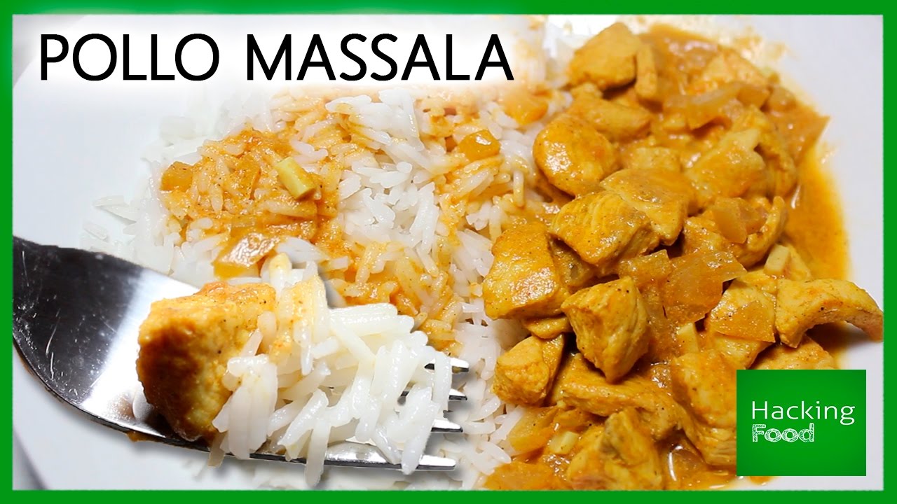 Receta fácil de POLLO MASALA - Comida India en Hacking Food