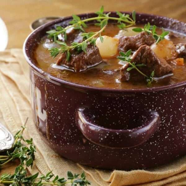 Receta de carne estofada con patatas