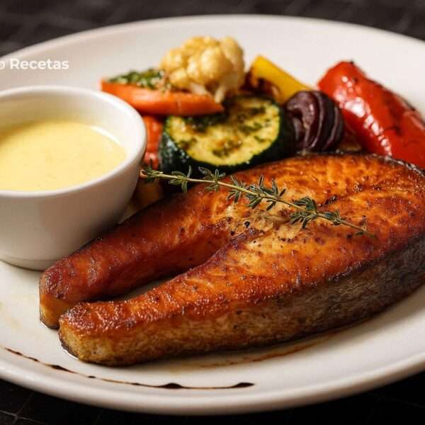 Salmón asado con tomate: receta tradicional con un toque especial
