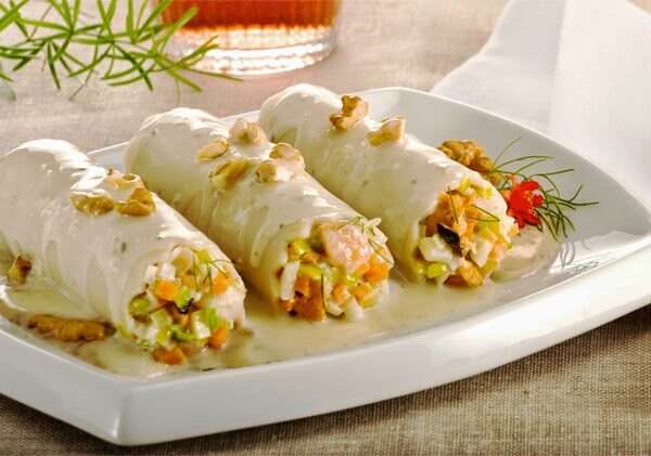 Receta sencilla de canelones de atún