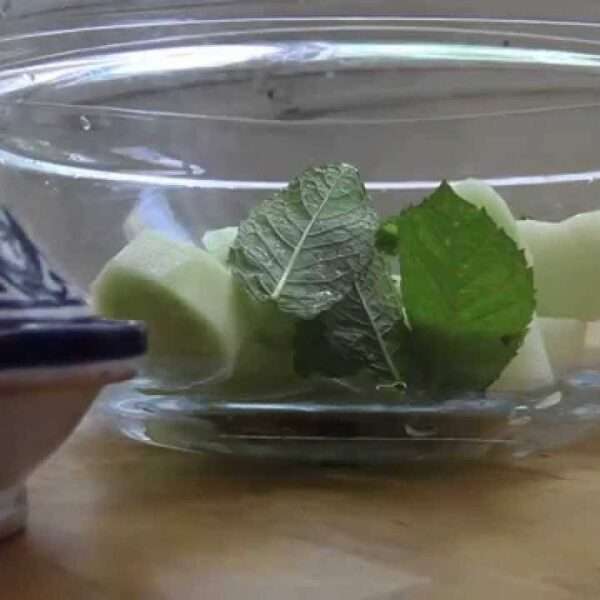 Receta del postre melón al Oporto