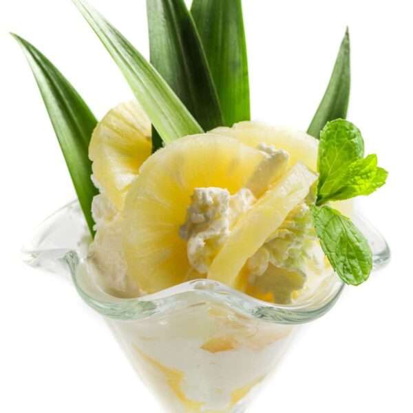 Sorbete de piña al cava: receta fácil para 8 personas