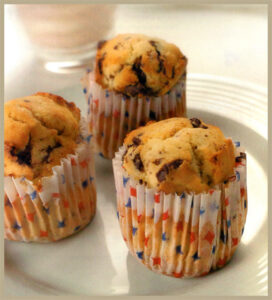 muffins con chocolate