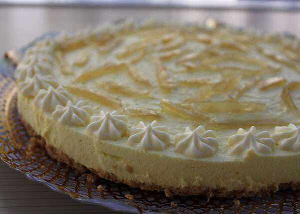 tarta fria jengibre confitado