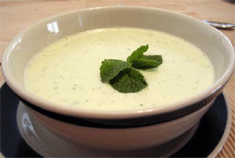 receta de sopa fría aguacate y pepino