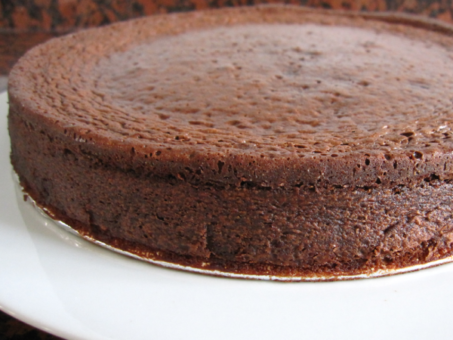pastel de chocolate