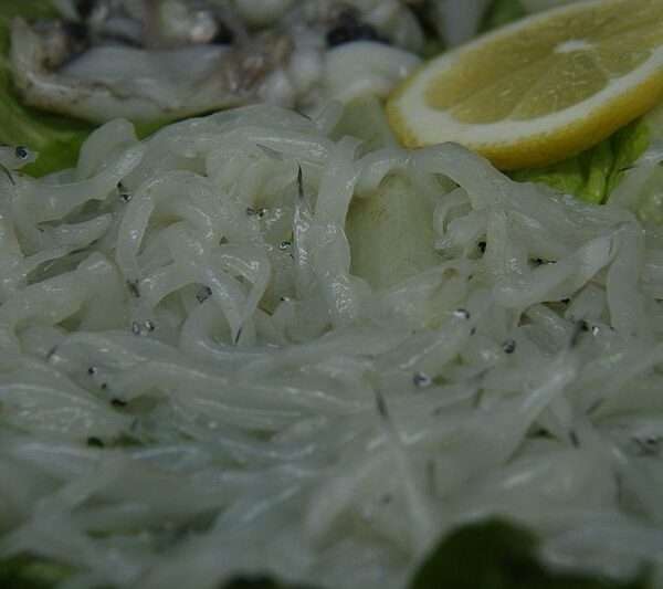 angulas con limón