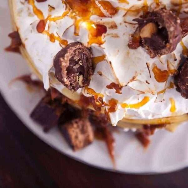 Receta en Thermomix: tarta de Ferrero Rocher