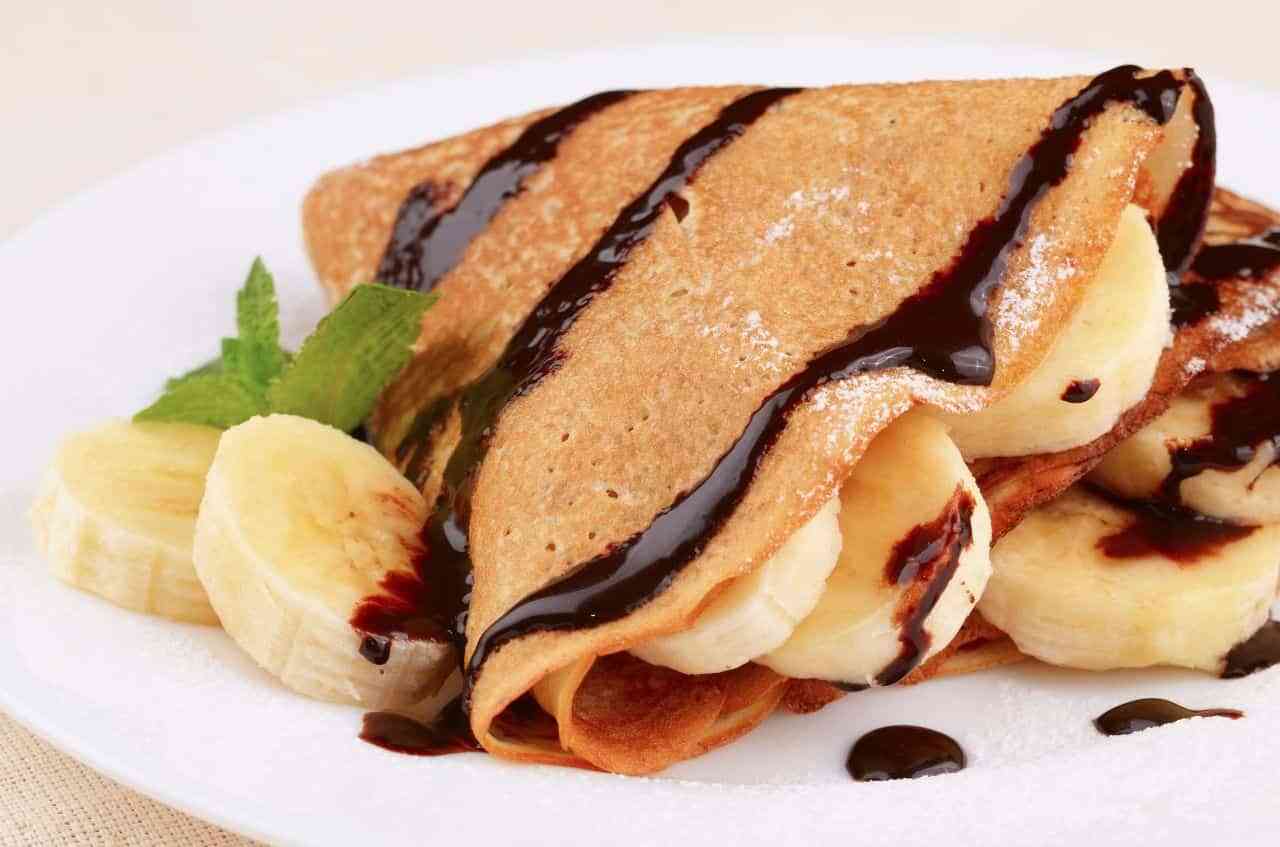 crepe de platano