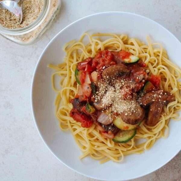 receta de pasta al estilo perezoso