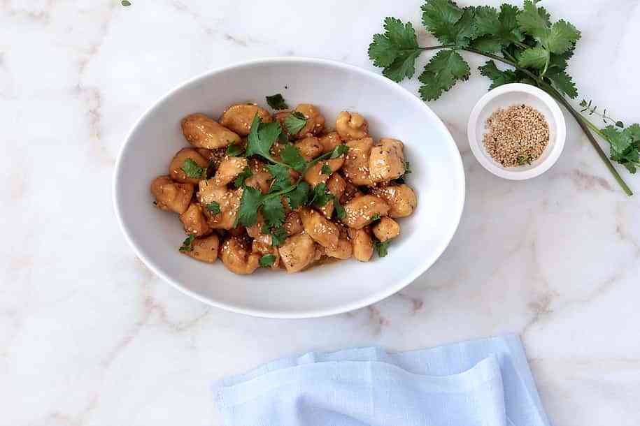 pollo con salsa de soja