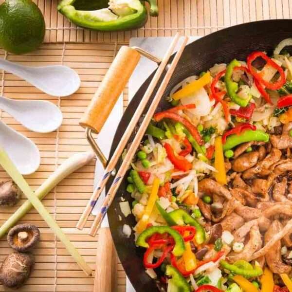 wok verduras
