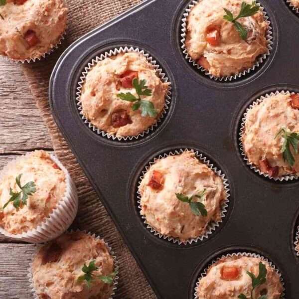 ¿Te atreves a cocinar los muffins salados?