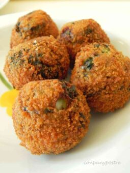 croquetas de espinacas