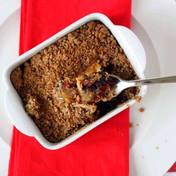 Delicioso crumble de verduras