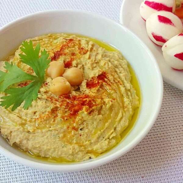 Receta de hummus o crema de garbanzos