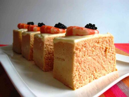 pastel frío de merluza