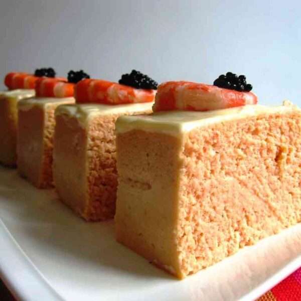 Pastel de pescado y langostinos