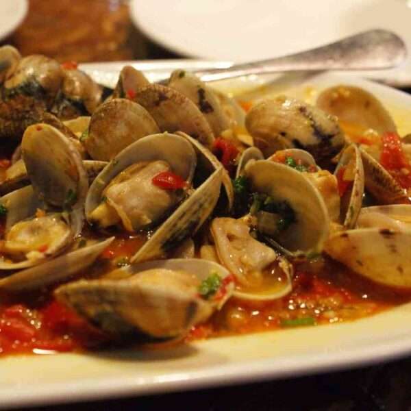 Receta de almejas a la marinera