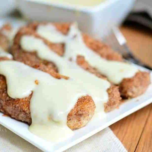 Deliciosa receta de pollo con queso y nueces