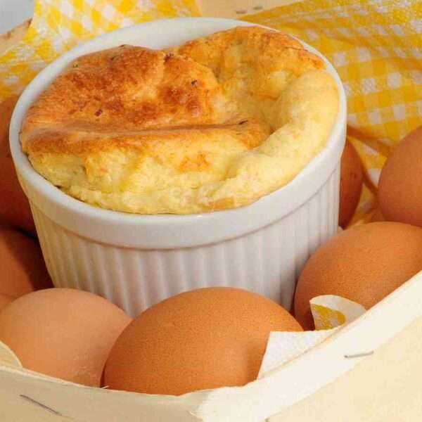 Receta de soufflé de queso