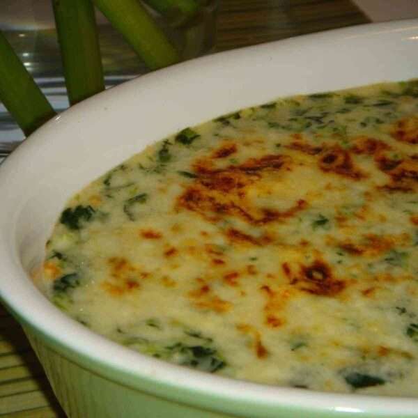Espinacas gratinadas al horno