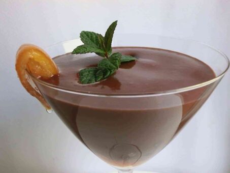 mousse de chocolate