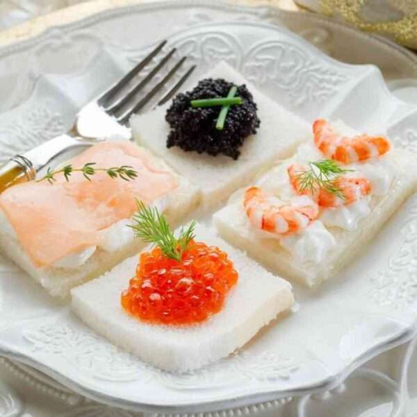 Aperitivos navideños con sabor a mar