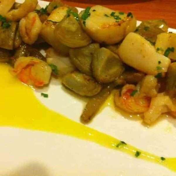 Receta de alcachofas con patatas