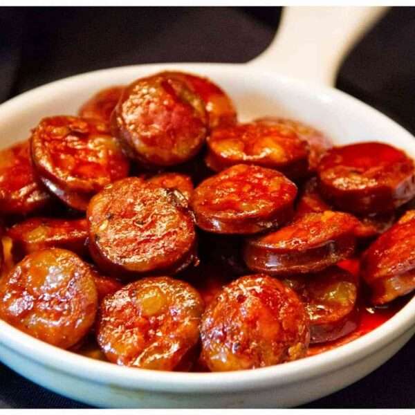Receta de chorizos a la sidra