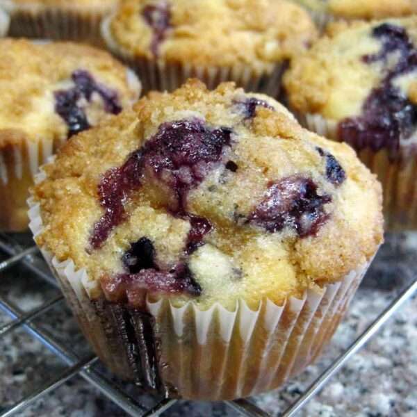 Muffins con arándanos