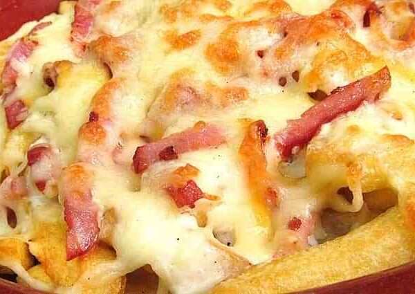 Bacon cheese fries