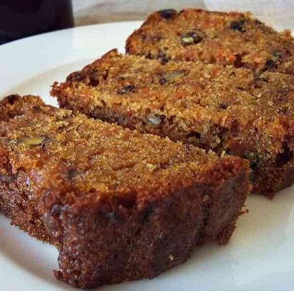 Receta de bizcocho vegano de zanahorias y nueces