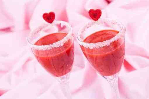 cocteles de san valentin bebidas afrodisiacas