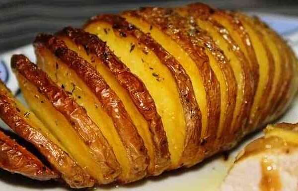 Patatas al estilo Hasselback