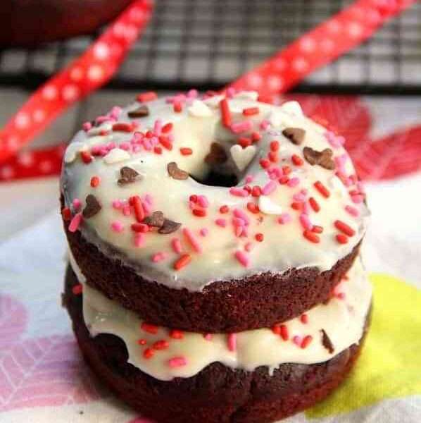 Donuts Red Velvet, perfectos para San Valentín