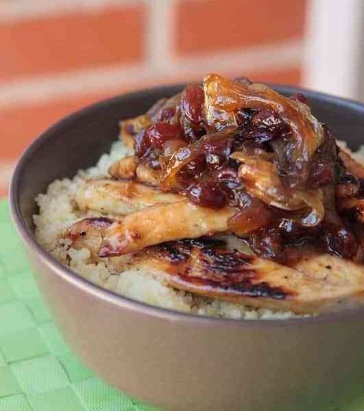 Receta de pollo con cuscús