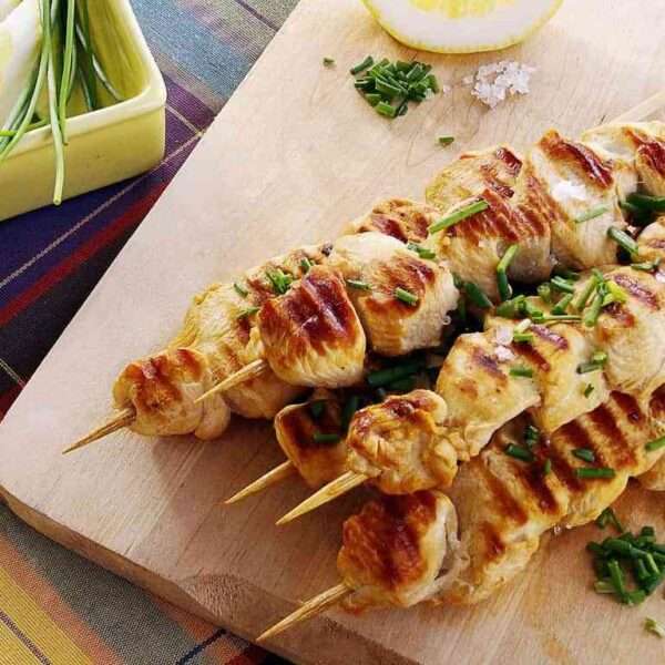 Pinchos de pollo
