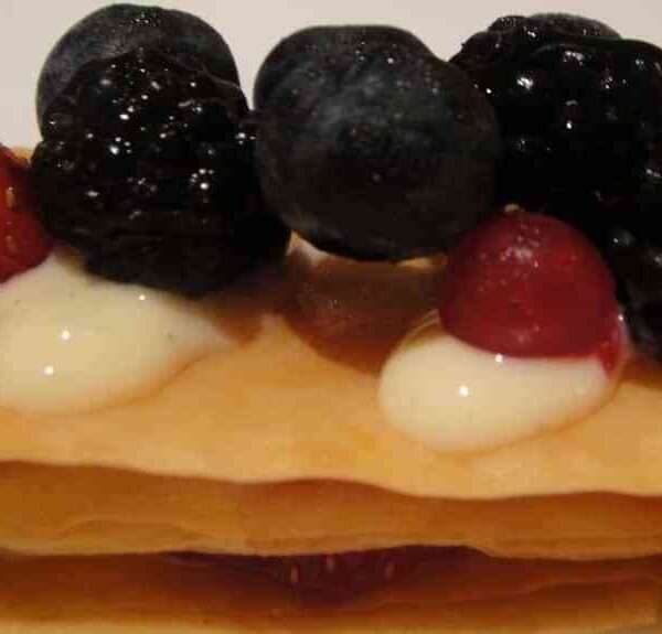 Milhojas de vainilla