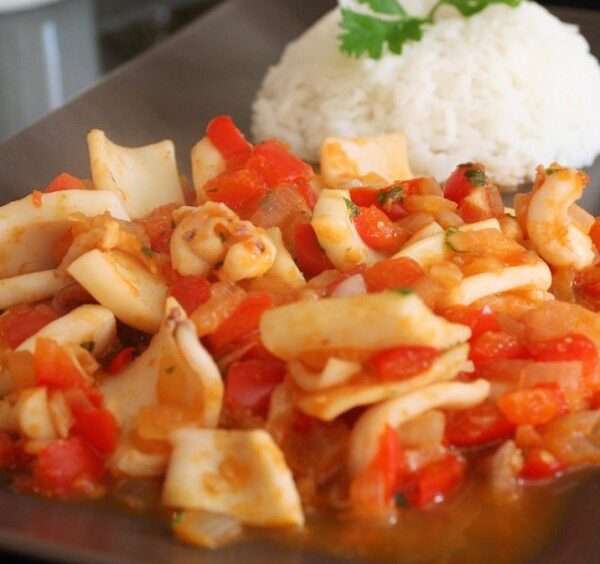Calamares a la mediterránea