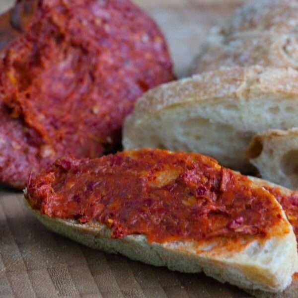 Receta de pincho de sobrasada con mascarpone