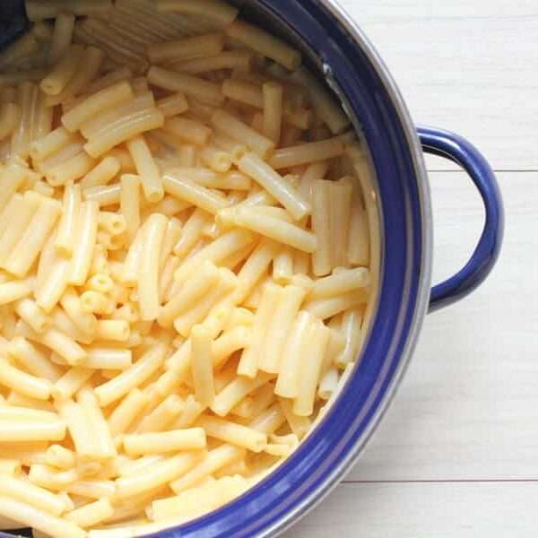 pasta con queso azul