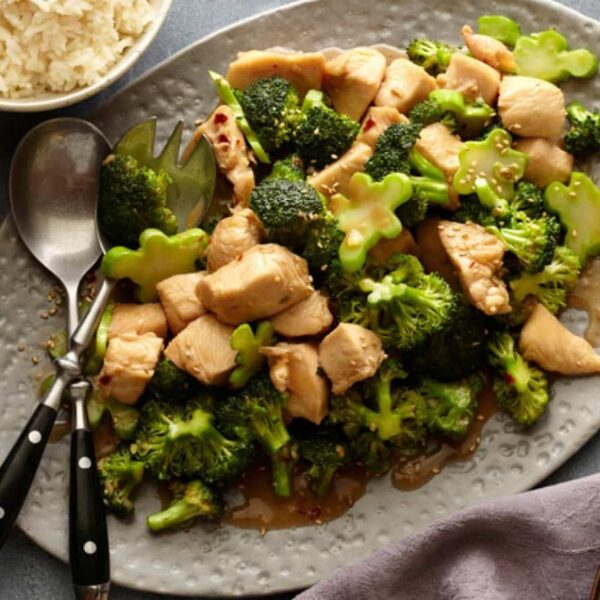 brócoli con pollo