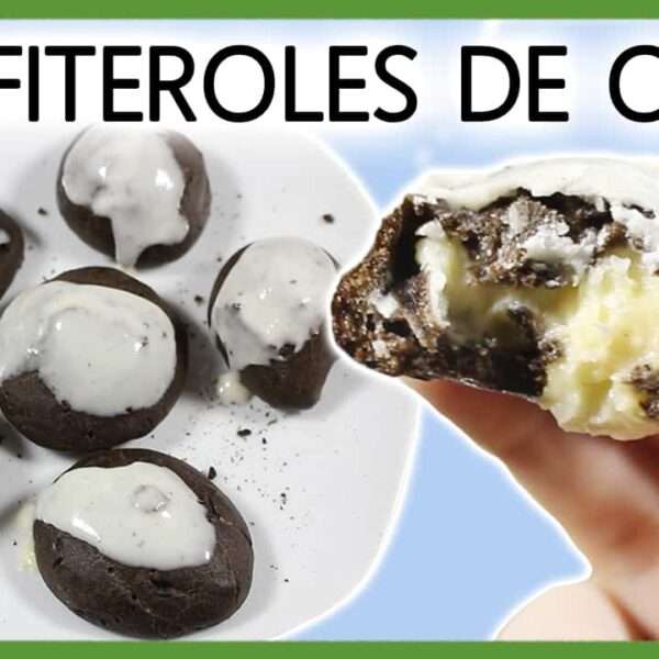 Aprende a preparar unos sabrosos profiteroles de Oreo