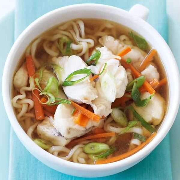 sopa de pescado sencilla