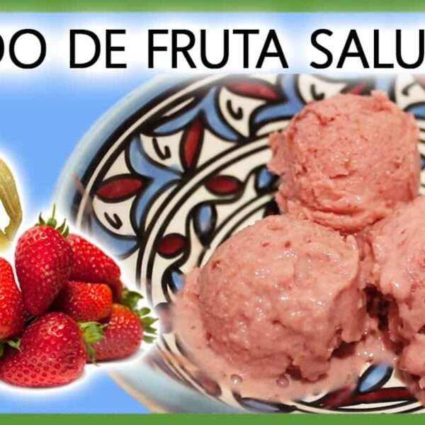 Aprende a elaborar un rico helado casero saludable con fruta