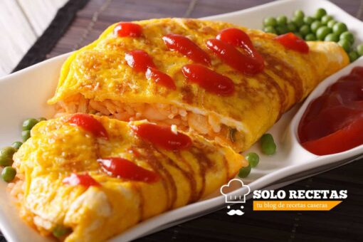 tortilla japonesa de arroz
